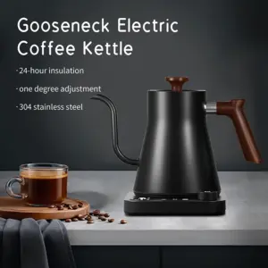 Mechanical Temperature Control Electric Kettle Gooseneck Pour Over Coffee & Tea Electric Tea Kettle With Coffee Product