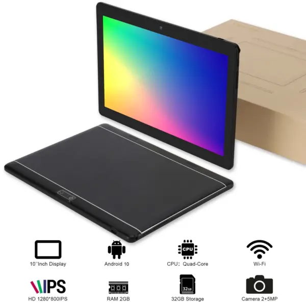 High Quality 10-Inch Android Tablet PC Cheap Laptop Alternative 2GB Memory for Entertainment Without Camera