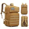 Low MOQ 900D Oxford  Tactical Backpack 45L Molle Pouch Assault Pack Camping Tactical Backpack  Bag OEM Hiking Backpack