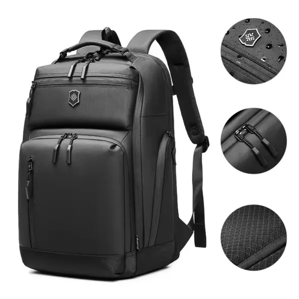 Hot Sale 15.6 Inch Portable Business Laptop Backpack OEM Factory Waterproof Design with Zipper Closure for Men