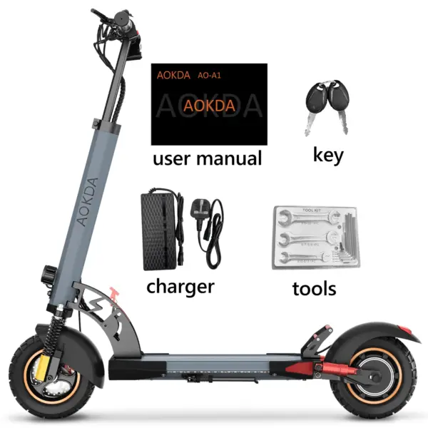 EU US Stock Dropshipping AOKDA A1 48V 12.5AH 10" Off-road Tires E Motorcycle 800W Motor Electric Motorcycle Scoote