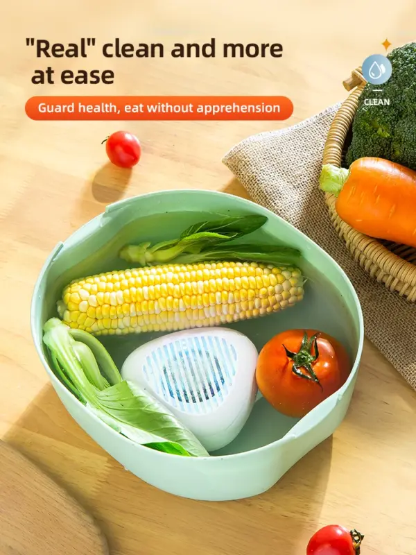 Fruit and Vegetable Washing Machine Fruit Cleaner Device Fruit Purifier for with OH-ion Purification Technology for Cleaning