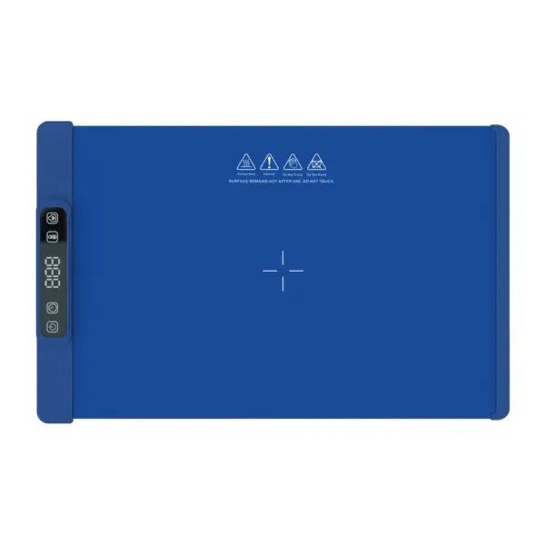 Portable Electric Warming Tray Foldable Keep Food Warm Heating Mat Silicone Food Warming Mat Color Box Coil English 4 Burners
