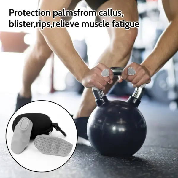 New Arrival Fitness Gym Grip Strengthener Palm Protection Trainer Anti-Slip Weight Lifting Hand Grips