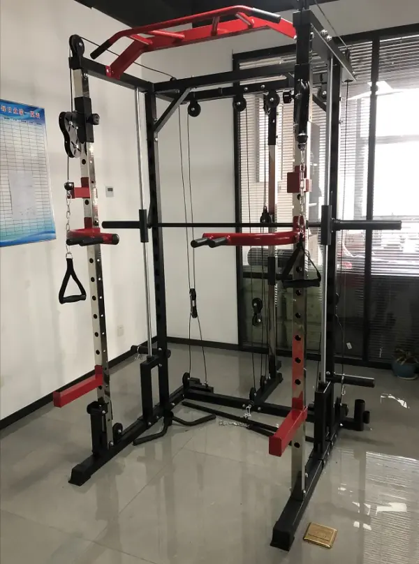 USA Oversea Warehouse Drop Shipping Power Squat Rack Home Gym Mutli Function Station Smith Machine