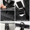 MOYYI Mochila Vegan Leather Dayback Teen Bookbags Laptop Bags for Men Backpacks