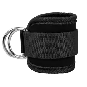 Customized Exercise Gym Brace Nylon Cable Machine Kickback Cuff Attachment Adjustable Ankle Weight Straps
