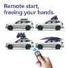 FEAMONT New Car Roof Shade Portable Automatic Foldable UV Proof Car Umbrella Parking Car Window Sun Shade