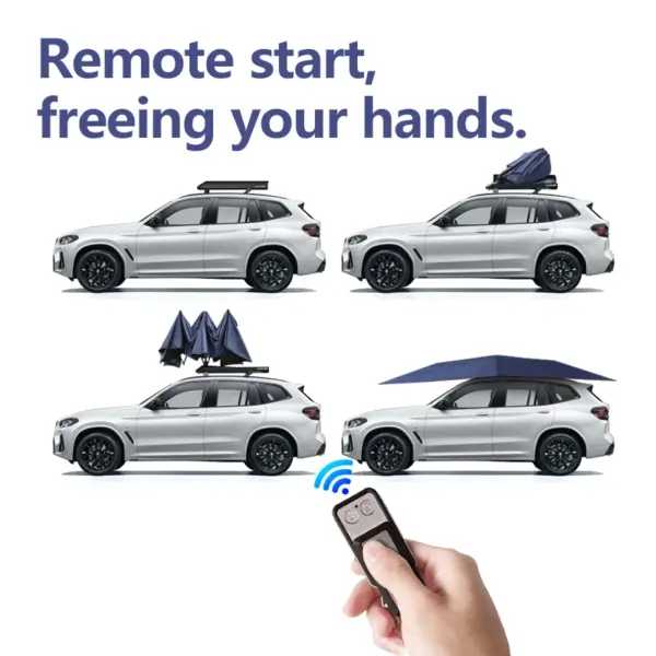 FEAMONT New Car Roof Shade Portable Automatic Foldable UV Proof Car Umbrella Parking Car Window Sun Shade