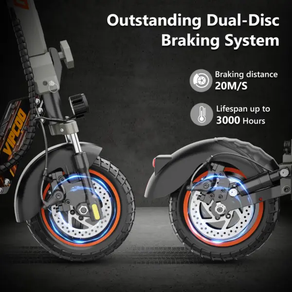 US Warehouse High Quality Original VIPCOO VS1 13ah/48v for Adult 2-wheel 10 Inch 700W Foldable Electric Scooter
