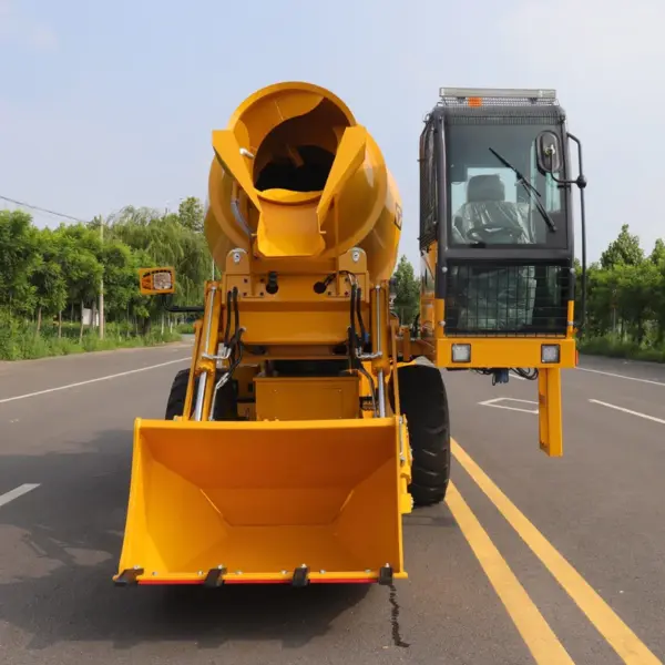 Free Shipping EPA High Capacity Fully Automatic Self Loading Cement Concrete Mixer Truck