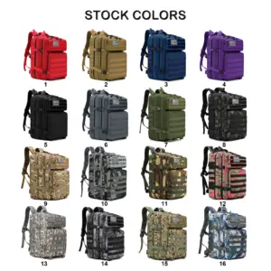Hot Sale Custom logo Outdoor Hiking Tactical Rucksack Crossfit Utility Sports Gym Backpack 40l Red Tactical Bagpack
