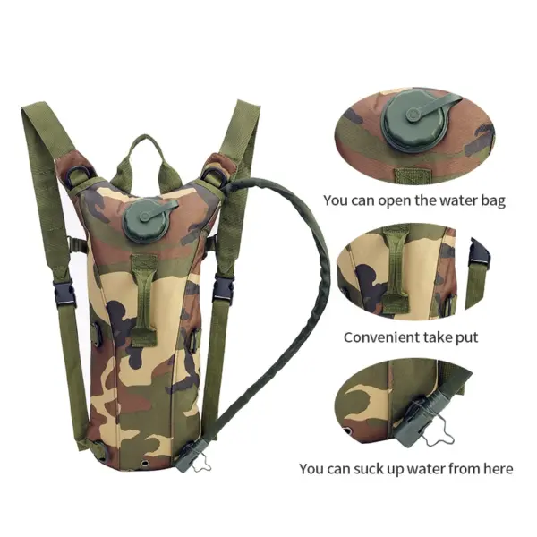 2023 New Set Water Hydration Backpack Durable Handiness Tactical Hydration Backpack for Climbing