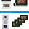 7" TFT Video Door Phone Intercom Home Entry System with IR Night Vision Outdoor Camera