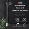 Bicycle Air Shocks Pump With Gauge High Pressure 300PSI Max MTB Bike Shock Pump for Fork & Rear Suspension Portable Hand Pump