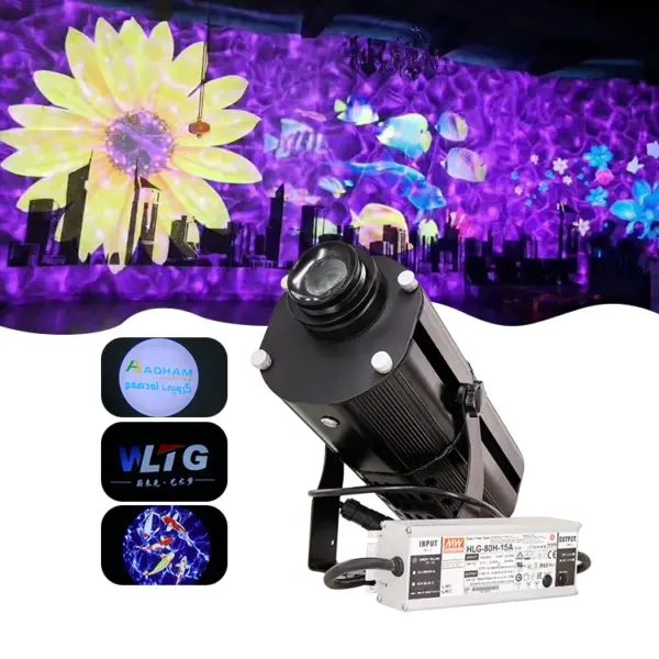 Outdoor Waterproof Advertising Gobo Projector Light 100W Pattern Rotation Led Gobo logo Light