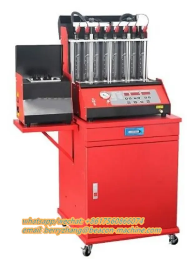 Auto Fuel Injector Cleaner and Tester BC-8H 8 Cylinders of Gasoline Fuel Injector Cleaner