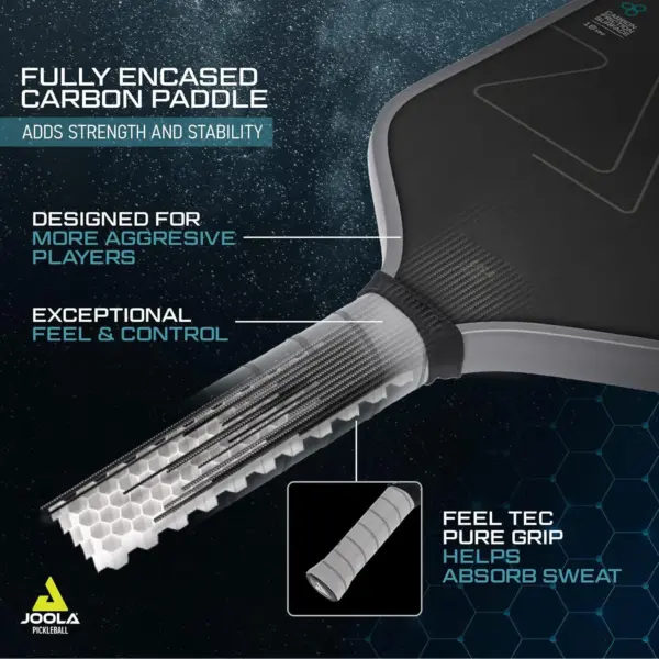 TORAY Perseus Series Pickleball Rackets 16MM T700 Raw Carbon Fiber Pickleball Paddle