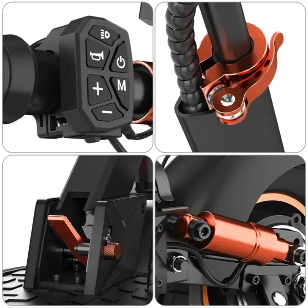 Hot Selling New Version IENYRID M4 PRO S+ Adult Electric Scooter 12.5ah 45km/h 48v 800w with UK US EU Drop Shipping