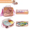 Dropshipping Backpack for Girls Kids Schoolbag Set with Lunch Bag  for Elementary Students Travel Sequin Primary School Backpack