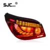 SJC Auto for BMW E60 5 Series 520i 523i 525i 528i 530i LED Dragon Scale Taillight 03-07 Turn signal Back Lamps Car Accessories