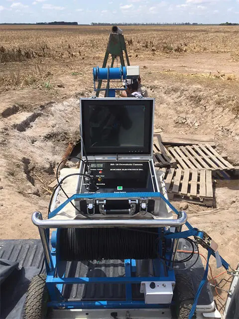 Digital Screen Deep Water Underground Borehole Inspection Camera