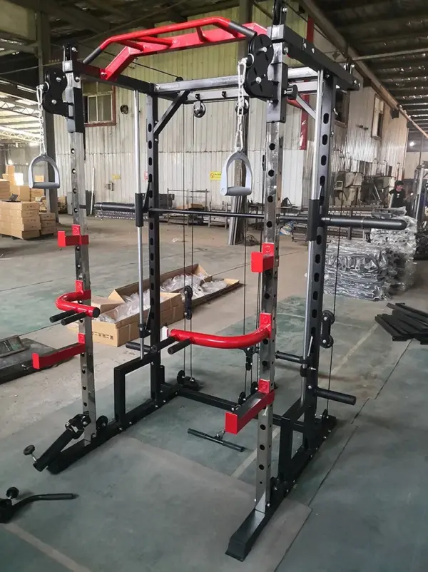 USA Oversea Warehouse Drop Shipping Power Squat Rack Home Gym Mutli Function Station Smith Machine