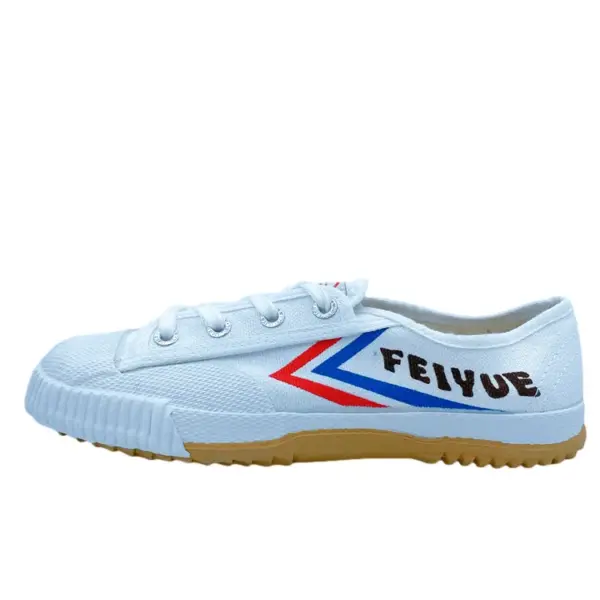Custom LogoCanvas Material Chinese Women Men White Black Kungfu Shaolin Monk Shoes Wushu Shoes Non-slip Martial Arts Shoes