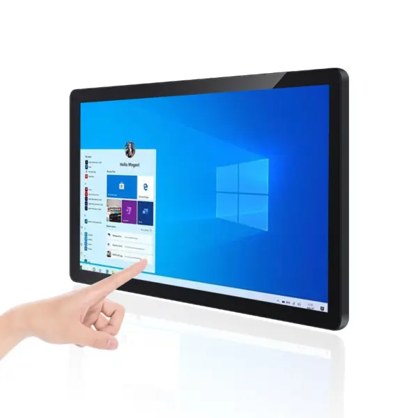 21 21.5 Inch PCAP Full hd 1080p Led LCD Camera Speaker Touch Screen Pc