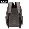 ZUOLUNDUO Fashion Wear Resistant Canvas Rucksack Backpack for Outdoor Travel Laptop Backpack for College School Backpack Unisex
