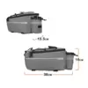 B-SOUL Large Capacity Waterproof Bicycle Bag Back Seat  Mountain Cycling Bike Pannier Bag for Travel