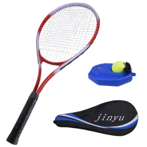 Professional Advanced Tennis Training Racket Young Adults' Carbon Fiber Sports Entertainment Shock Absorption Handle Training
