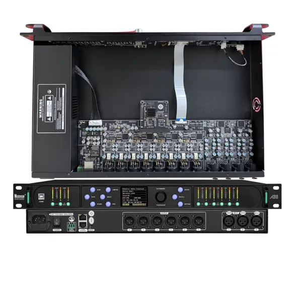 96K Sample Rate Loudspeaker Management System with 3 Input & 6 Output Audio Processor High Precision Sound Equipment