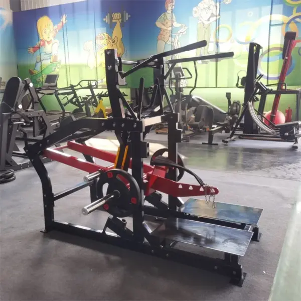 Commercial Strength Plate Loaded Hip Belt Squat Standing Pit Shark  Multi Functional HM Belt Squat