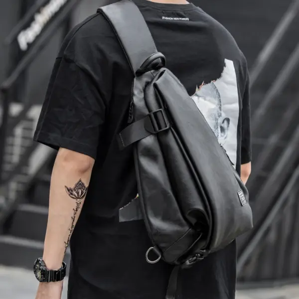 Men's Chest Backpack for Men's Single Strap Backpack Sling Bag Chest Shoulder Sport Travel Crossbody Bag