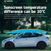FEAMONT New Car Roof Shade Portable Automatic Foldable UV Proof Car Umbrella Parking Car Window Sun Shade