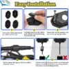 RGB Rock Light Kit 4 Pods IP68 App Sync Remote Control LED Light Kit for Car UTV ATV Road Truck Wrangler Uttermost Convenience