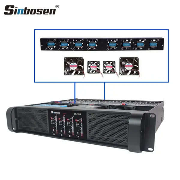 Power Amplifier  DS-10Q Sound Equipment/amplifiers/speaker Suitable for Dual 15-inch Line Array Speaker Amplifiers