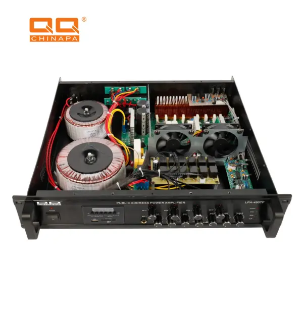 QQCHINAPA Cost Price 60-1000watts Public Address  System Mixer Amplifier Power Audio  Mixer Amplifier Sound Equipment Amplifier