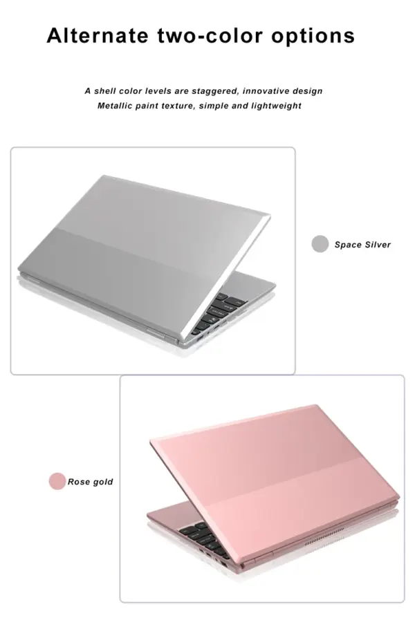 Greatasia Touch Screen Laptop Intel N95 N100 Laptop 180 ° Opening Ordinateur Portable Brand New Laptop