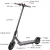 Most Popular Factory Direct Supply 8.5 Inch Foldable Electric Scooter  25km/h 350W with APP Electric Motorcycle