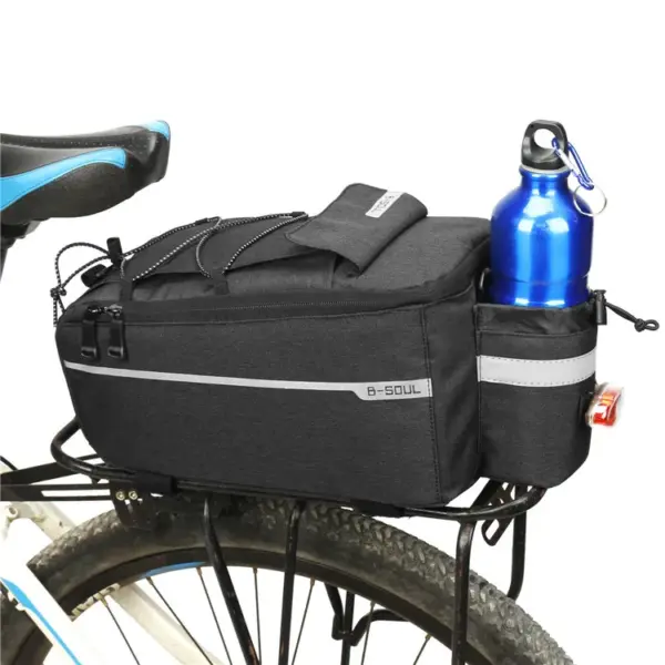 B-SOUL Large Capacity Waterproof Bicycle Bag Back Seat  Mountain Cycling Bike Pannier Bag for Travel