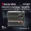 GAX-MC8 8 Channel Blueteeth Mixer 24 Bit DSP Digital Effect Sound Mixing Console Equipment USB 48V DJ Mixing Studio Equipment