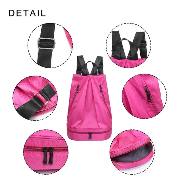 Wholesale Dry and Wet Separation Fashion Leisure Fitness Swimming Bag Sports Gym  Backpack