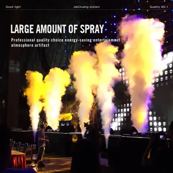 Dual Double Head Co2 Cryo Jet Machine Somke Dmx Concert Event Equipment Stage Effect Machine for Dj Club Bars