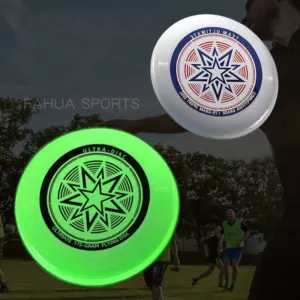Professional 175 g Ultimate Frisbee Glow in Dark Durable PP/PE Soft Frisbee  Flying Disc Ultimate Frisbeed Can Be Custom Pattern