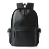 Fashion PVC Vegan Leather School Backpack for Men Laptop Collage Bags Student Rucksack Men's Backpack