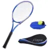 Professional Advanced Tennis Training Racket Young Adults' Carbon Fiber Sports Entertainment Shock Absorption Handle Training