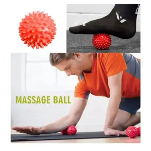 ECO-friendly PVC Fitness Muscle Therapy Massage Ball for Body Leg Arm Hand Waist Low MOQ Yoga Ball