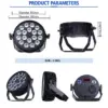 18x10 Mini Stage Lighting Equipment Price 64 Effect Dmx for Club Ktv Disco Dj Party Wash Par Can Lighting